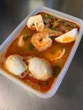 nr.2 (Tom Yam) thailandsk urte suppe.